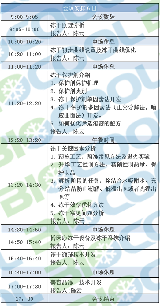 MK体育直播app官方版
冻干技术研讨会活动日程安排